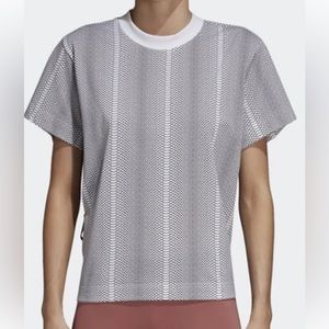 Adidas by Stella McCartney workout shirt, animal print